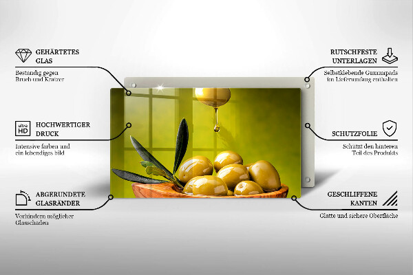 Tűzhelyvédő Ízletes olajbogyó