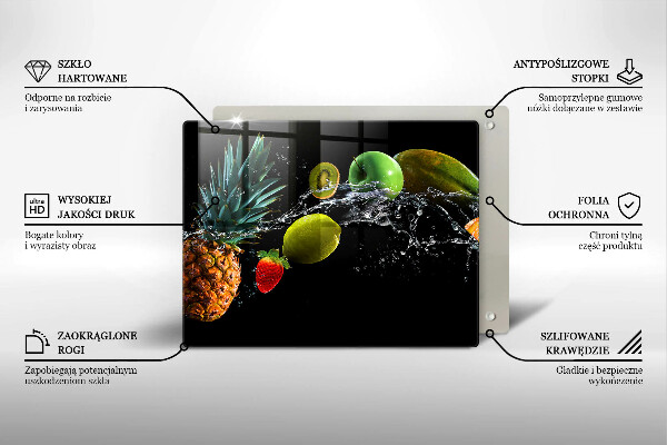 Tűzhelyvédő Gyümölcsök vízben