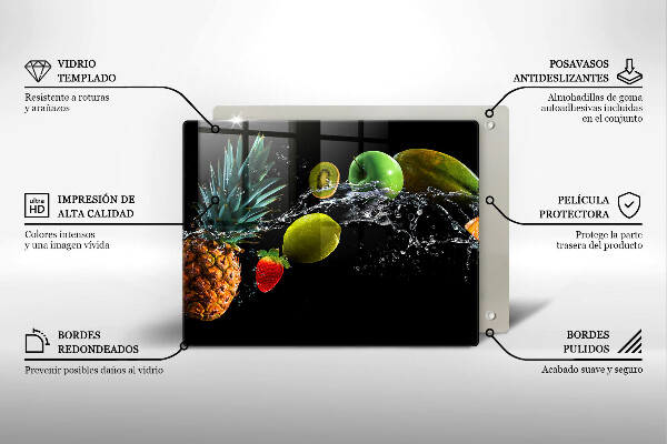 Tűzhelyvédő Gyümölcsök vízben