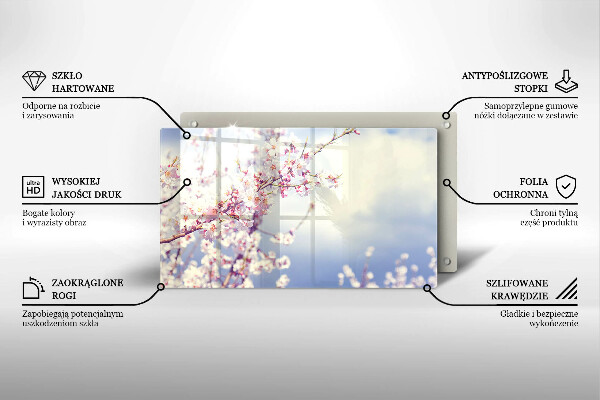 Tűzhelyvédő Virágzó fa