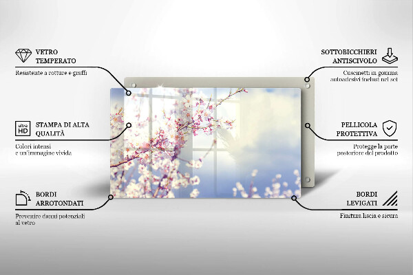 Tűzhelyvédő Virágzó fa