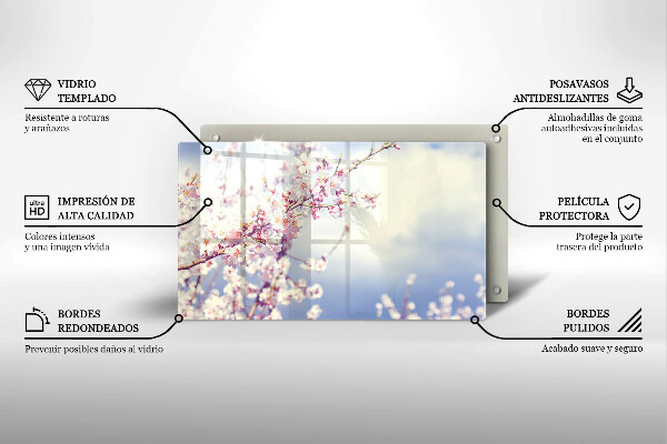 Tűzhelyvédő Virágzó fa