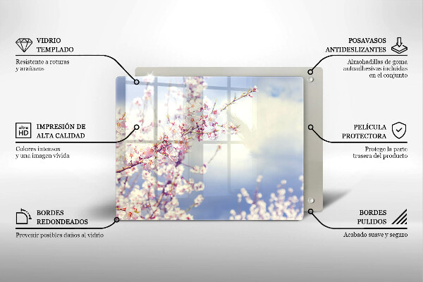 Tűzhelyvédő Virágzó fa