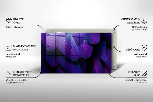 Tűzhelyvédő Neon tollak