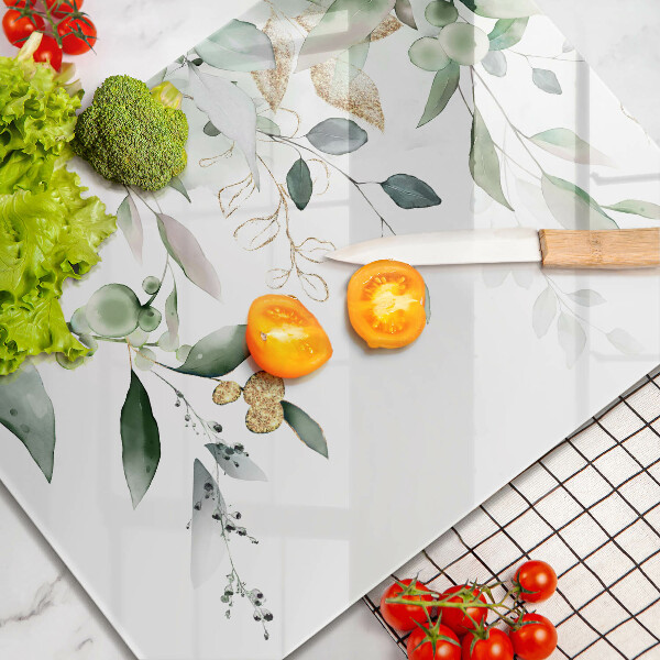 Tűzhelyvédő Akvarell levelek