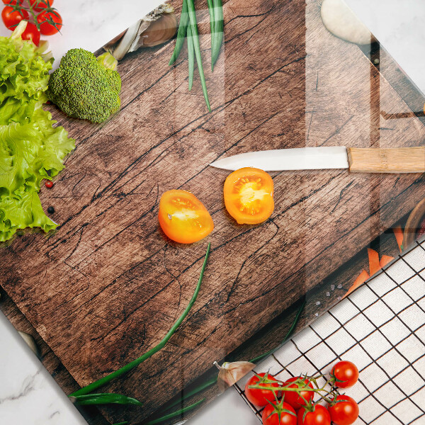 Tűzhelyvédő Fa konyhai tábla