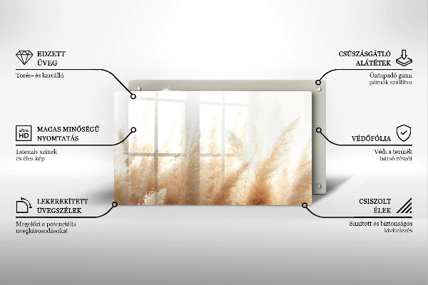 Tűzhelyvédő Pampa fű