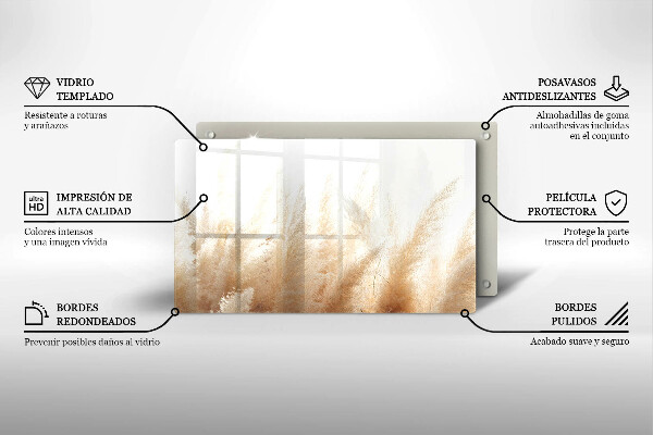 Tűzhelyvédő Pampa fű