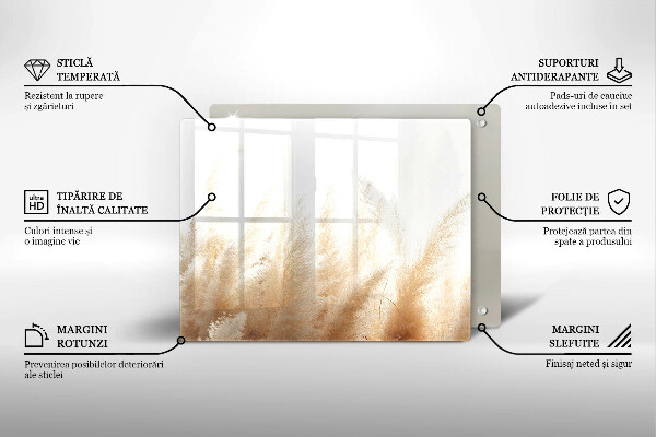 Tűzhelyvédő Pampa fű