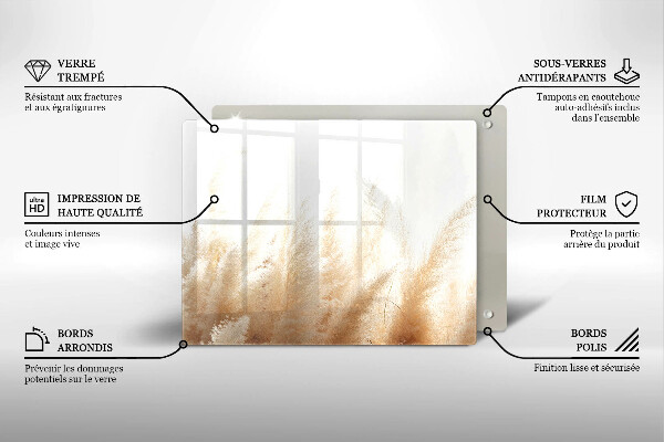 Tűzhelyvédő Pampa fű