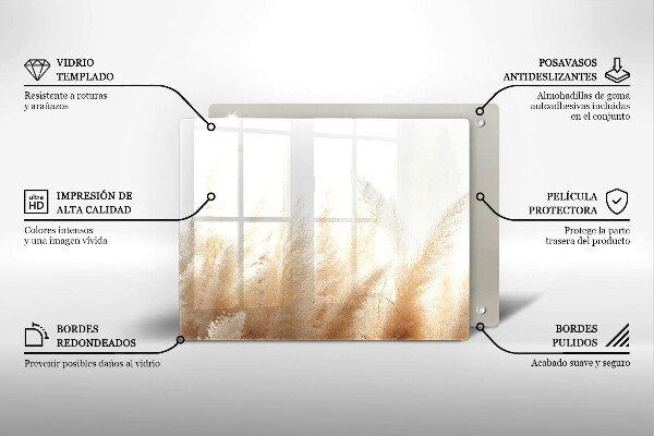 Tűzhelyvédő Pampa fű