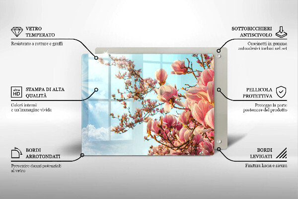 Tűzhelyvédő Rózsaszín virágú fa