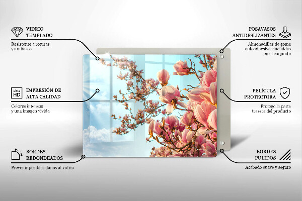 Tűzhelyvédő Rózsaszín virágú fa