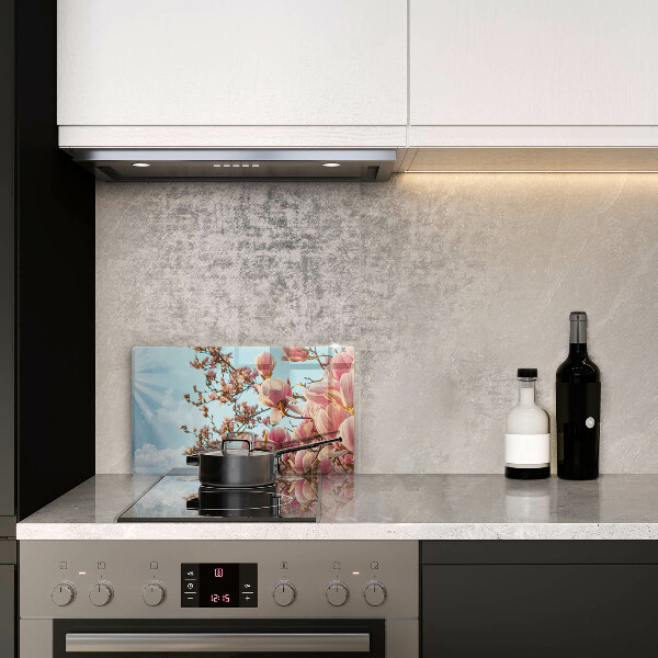 Tűzhelyvédő Rózsaszín virágú fa