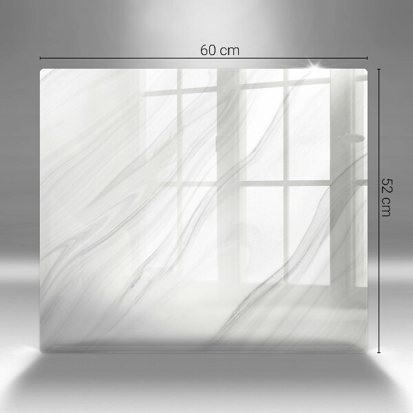 Tűzhelyvédő üveglap Finom márvány