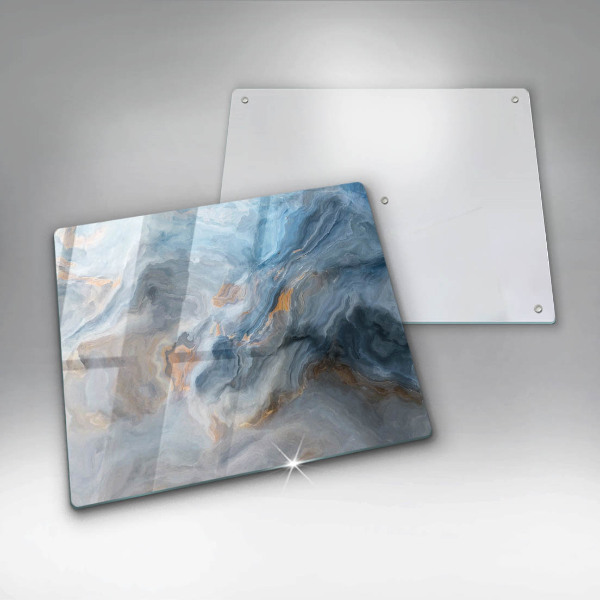 Tűzhelyvédő üveglap Márvány textúra