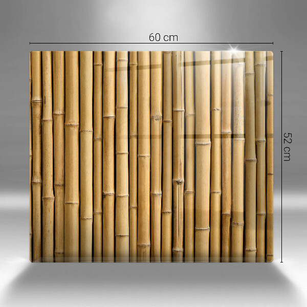 Tűzhelyvédő üveglap Természet boho bambusz
