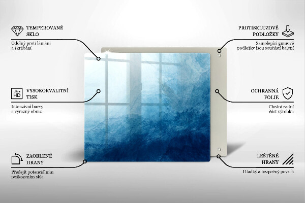 Tűzhelyvédő üveglap Absztrakt háttér