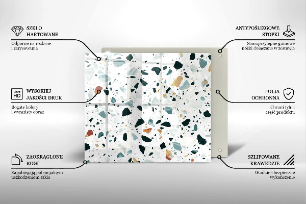 Tűzhelyvédő üveglap Könnyű kőedény