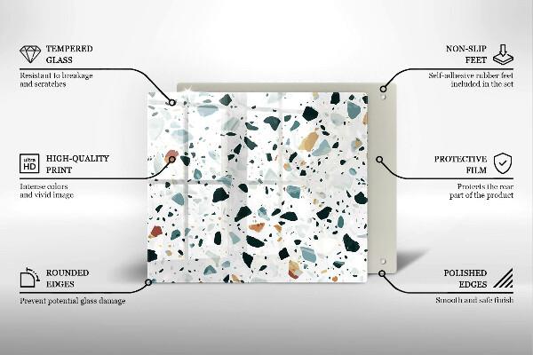 Tűzhelyvédő üveglap Könnyű kőedény