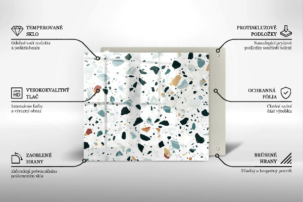 Tűzhelyvédő üveglap Könnyű kőedény