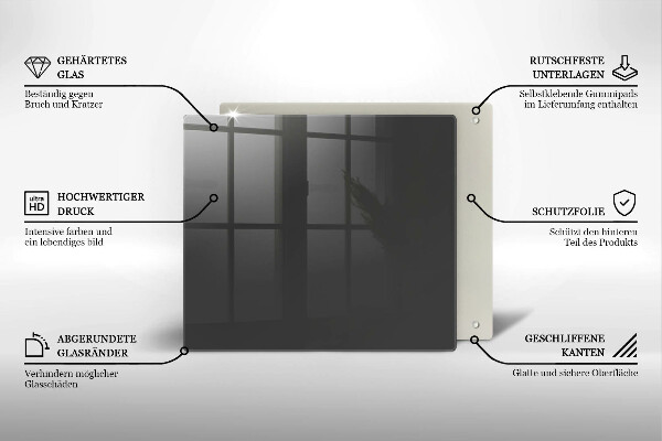 Tűzhelyvédő üveglap Szürke színű