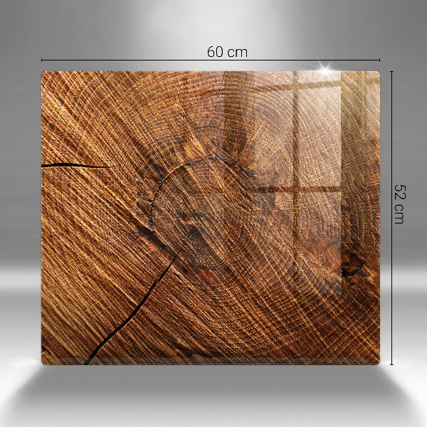 Tűzhelyvédő üveglap Fa szerkezet