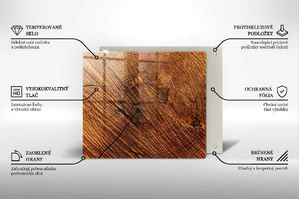 Tűzhelyvédő üveglap Fa szerkezet