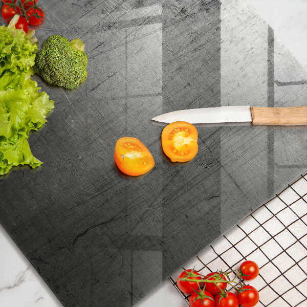 Tűzhelyvédő üveglap Fém textúra