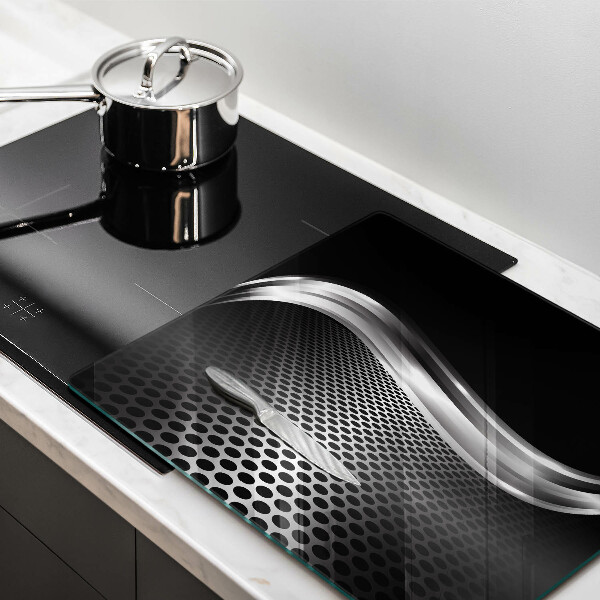 Tűzhelyvédő üveglap Fém szerkezet