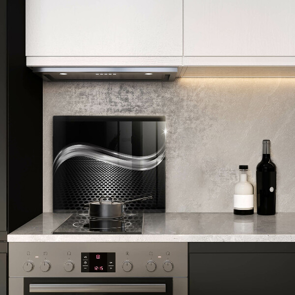 Tűzhelyvédő üveglap Fém szerkezet