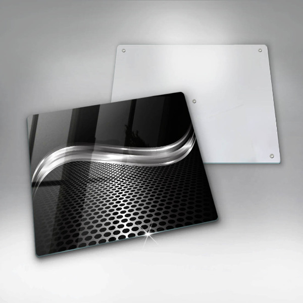 Tűzhelyvédő üveglap Fém szerkezet