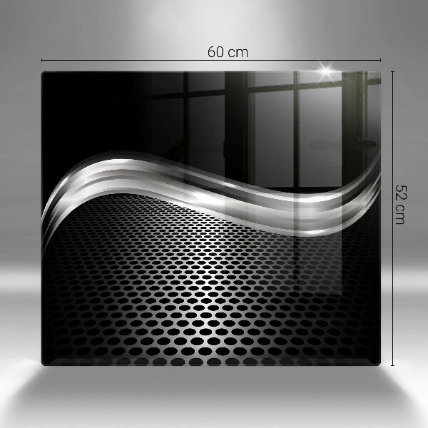 Tűzhelyvédő üveglap Fém szerkezet