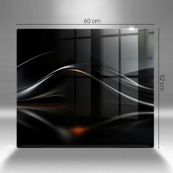 Tűzhelyvédő üveglap Absztrakt 3D-s tervezés