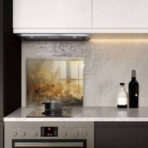 Tűzhelyvédő üveglap Gazdag textúra