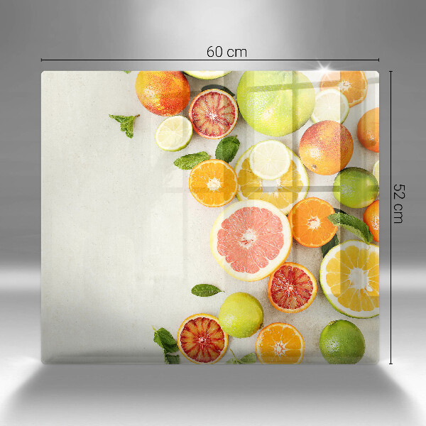 Tűzhelyvédő üveglap Citrusfélék