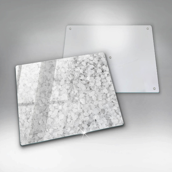 Tűzhelyvédő üveglap Só kristályok