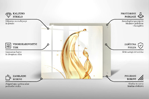 Tűzhelyvédő üveglap olivaolaj