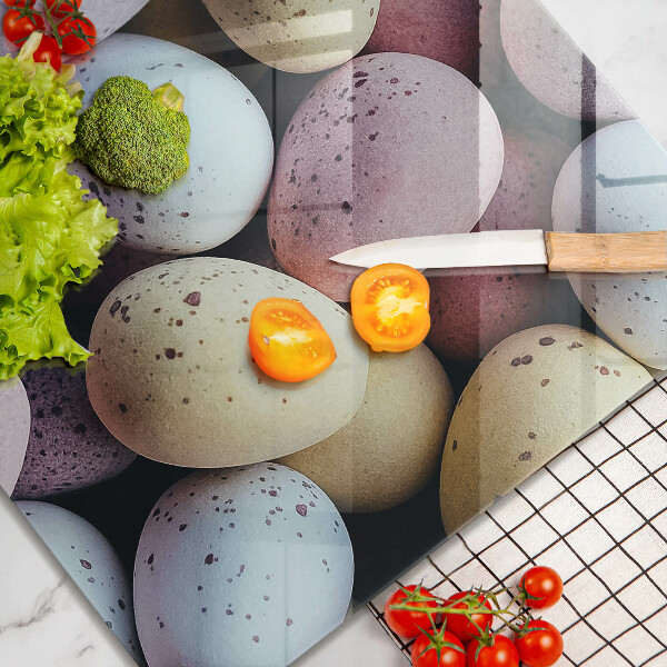 Tűzhelyvédő üveglap húsvéti tojás