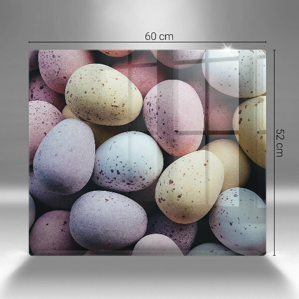 Tűzhelyvédő üveglap húsvéti tojás