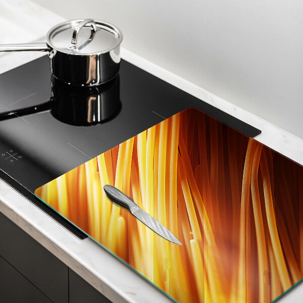 Tűzhelyvédő üveglap Spagetti tészta