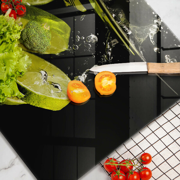 Tűzhelyvédő üveglap Lime vízben