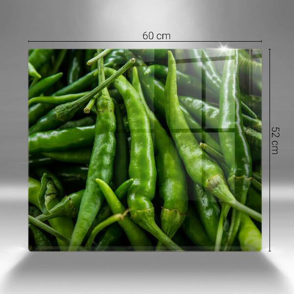 Tűzhelyvédő üveglap Borsó hüvely