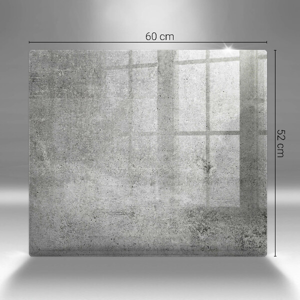 Tűzhelyvédő üveglap Beton textúra