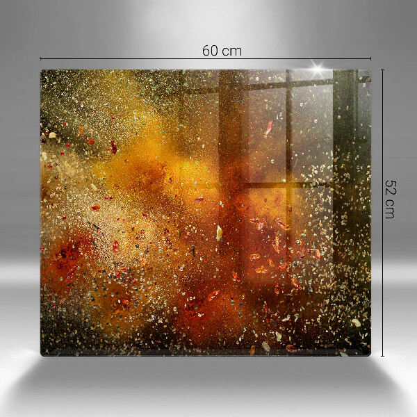 Tűzhelyvédő üveglap Színes fűszerek