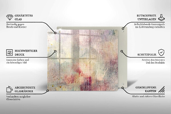 Tűzhelyvédő üveglap Festék textúra háttér