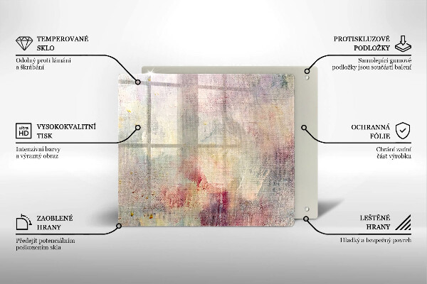 Tűzhelyvédő üveglap Festék textúra háttér