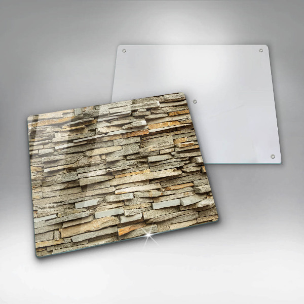 Tűzhelyvédő üveglap Díszítő kövek