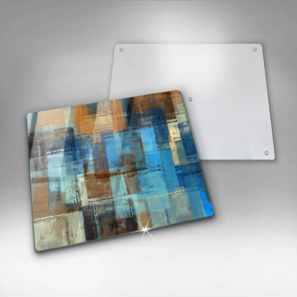 Tűzhelyvédő üveglap Festett háttér