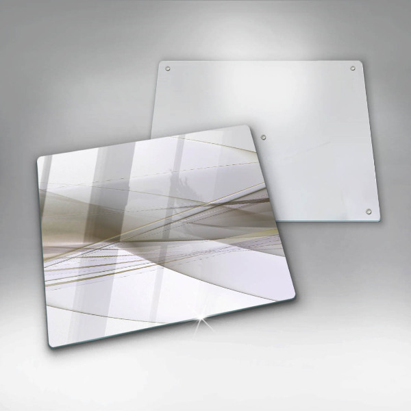 Tűzhelyvédő üveglap Absztrakt vonalak tervezése